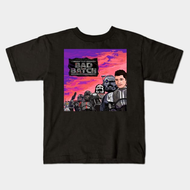 Mercenaries Kids T-Shirt by Darth Tuba